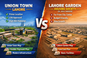 How Union Town is Better Investment Option than Lahore Garden Housing Society