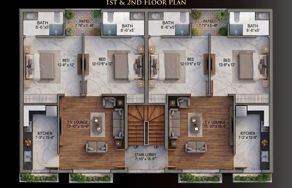 1st & 2nd Floor